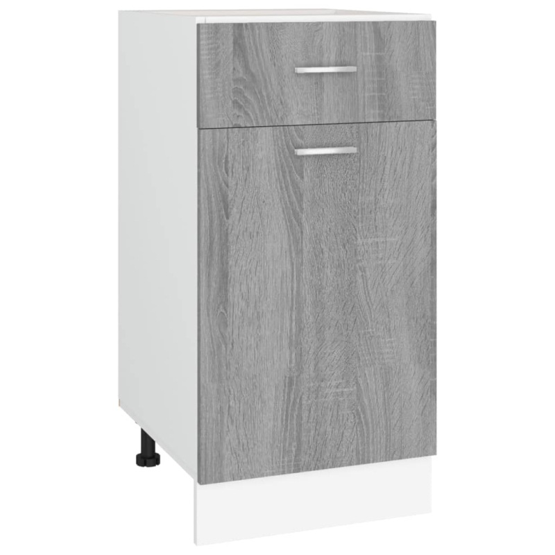 Unterschrank mit Schublade Lyon Grau Sonoma 40x46x81,5 cm