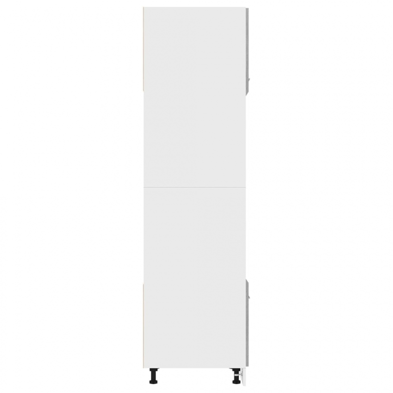 Mikrowellenumbauschrank Lyon Grau Sonoma 60x57x207 cm Holzwerkstoff
