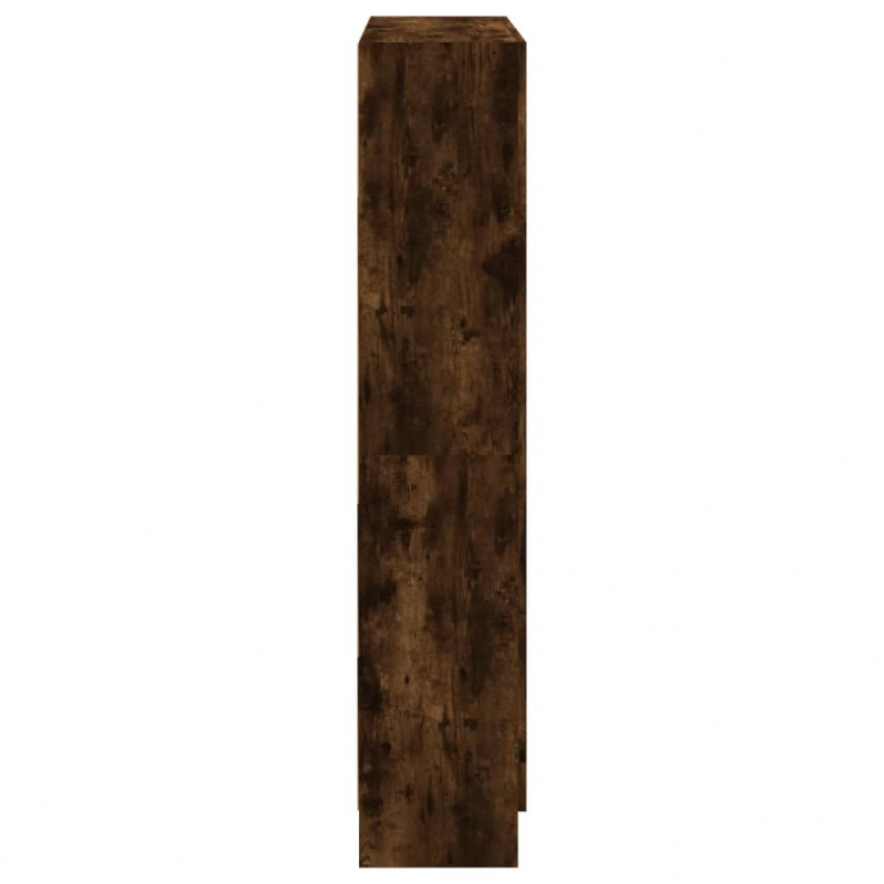 Bücherschrank Räuchereiche 82,5x30,5x150 cm Holzwerkstoff