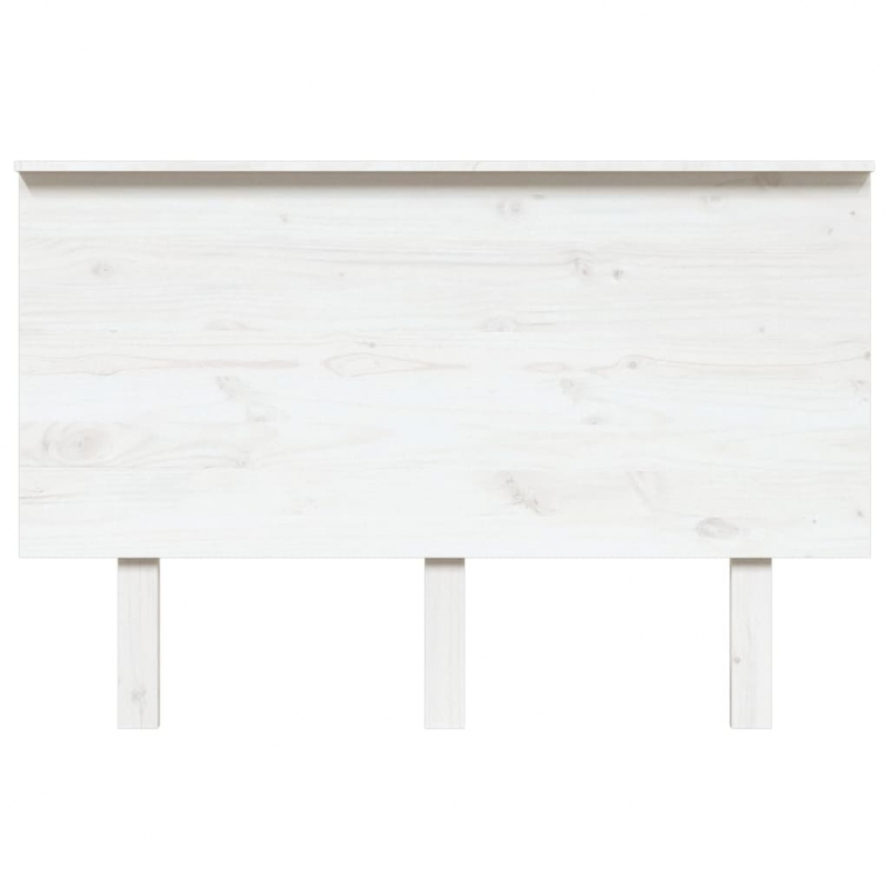 Kopfteil Weiß 124x6x82,5 cm Massivholz Kiefer