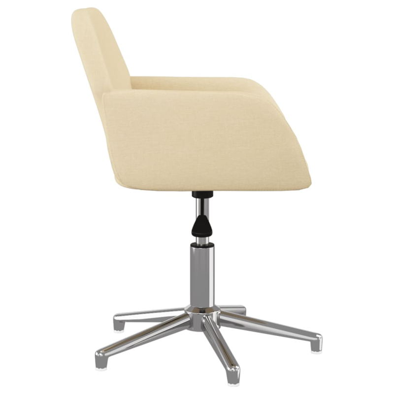 Esszimmerstühle 2 Stk. Drehbar Creme Stoff