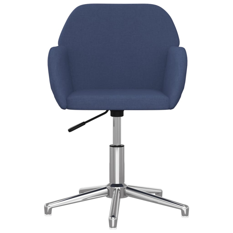 Esszimmerstühle 2 Stk. Drehbar Blau Stoff