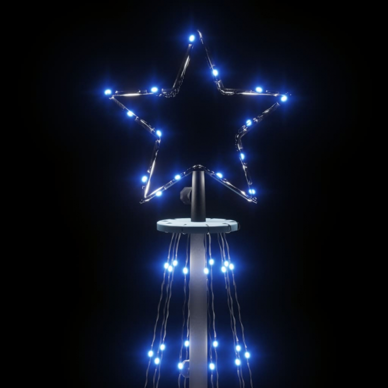 LED-Weihnachtsbaum mit Erdnägeln Blau 310 LEDs 300 cm