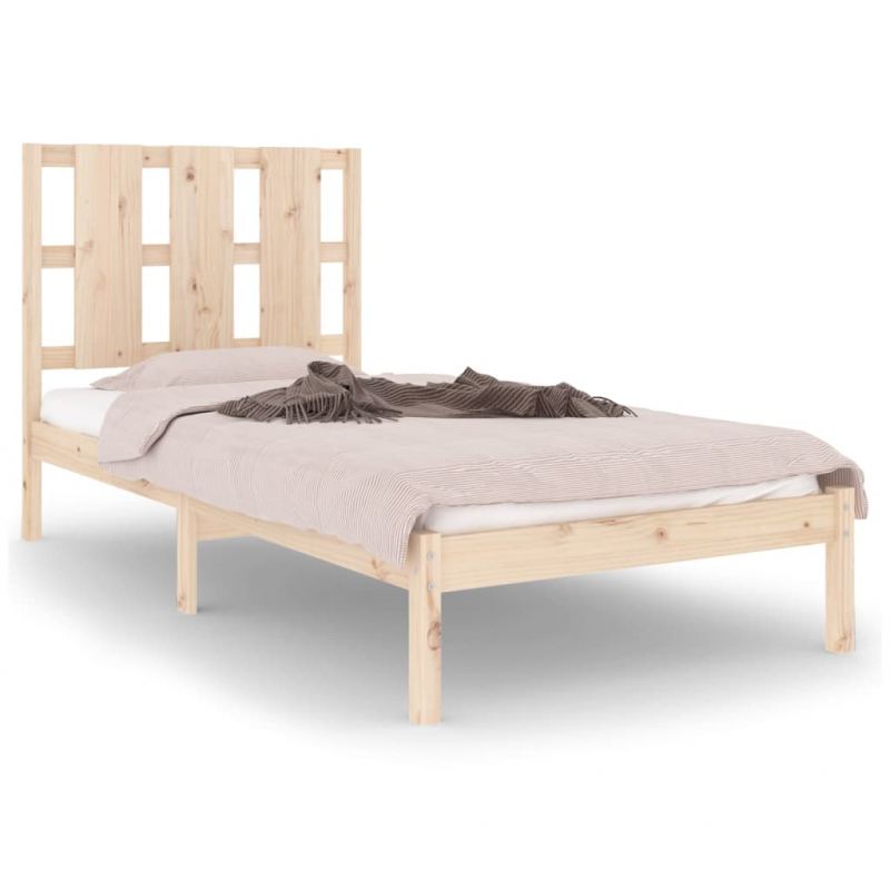 Massivholzbett ohne Matratze 100x200 cm Kiefernholz
