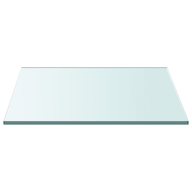 Tischplatte Transparent 30x30 cm Hartglas