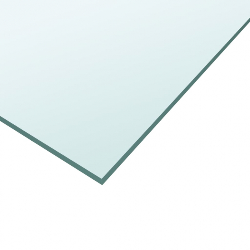Tischplatte Transparent 30x30 cm Hartglas