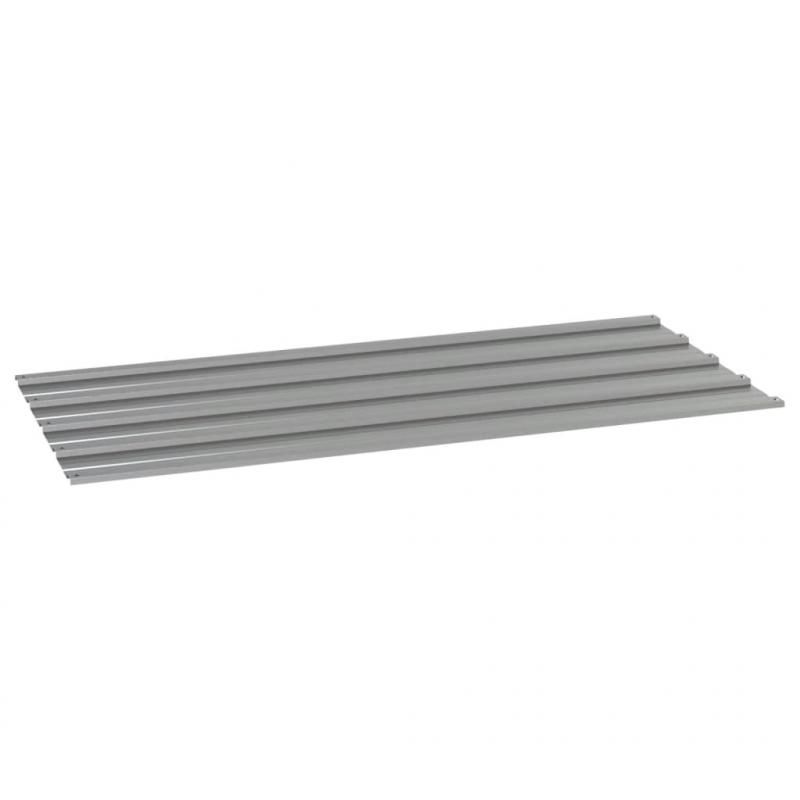 Dachplatten 12 Stk. Rostig 100x44 cm Cortenstahl