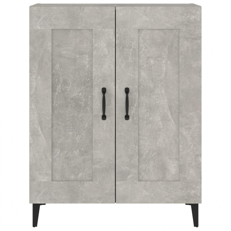 Sideboard Betongrau 69,5x34x90 cm Holzwerkstoff