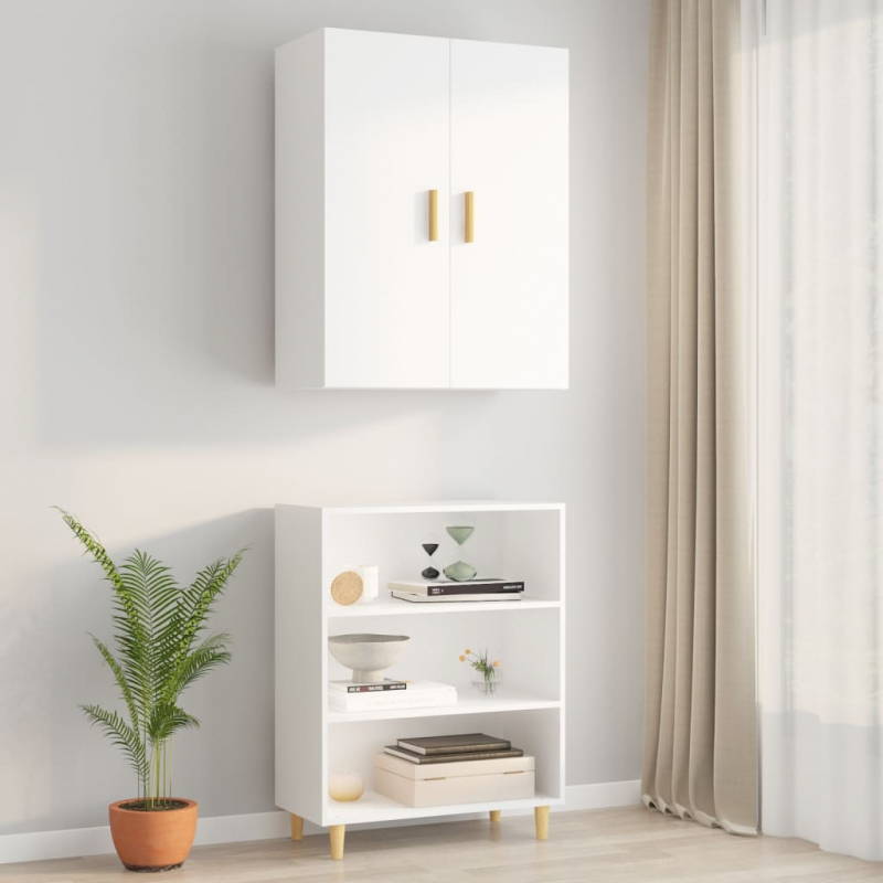 Hängeschrank Weiß 69,5x34x90 cm