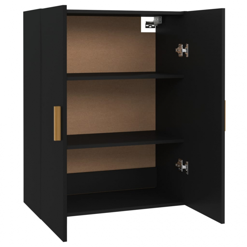 Hängeschrank Schwarz 69,5x34x90 cm