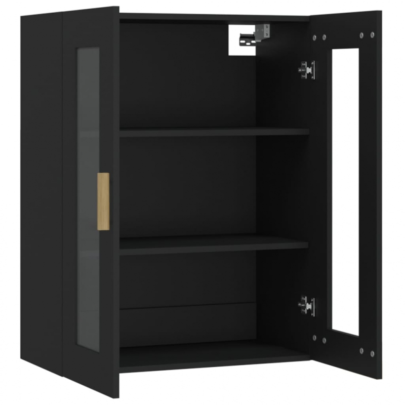 Hängeschrank Schwarz 69,5x34x90 cm