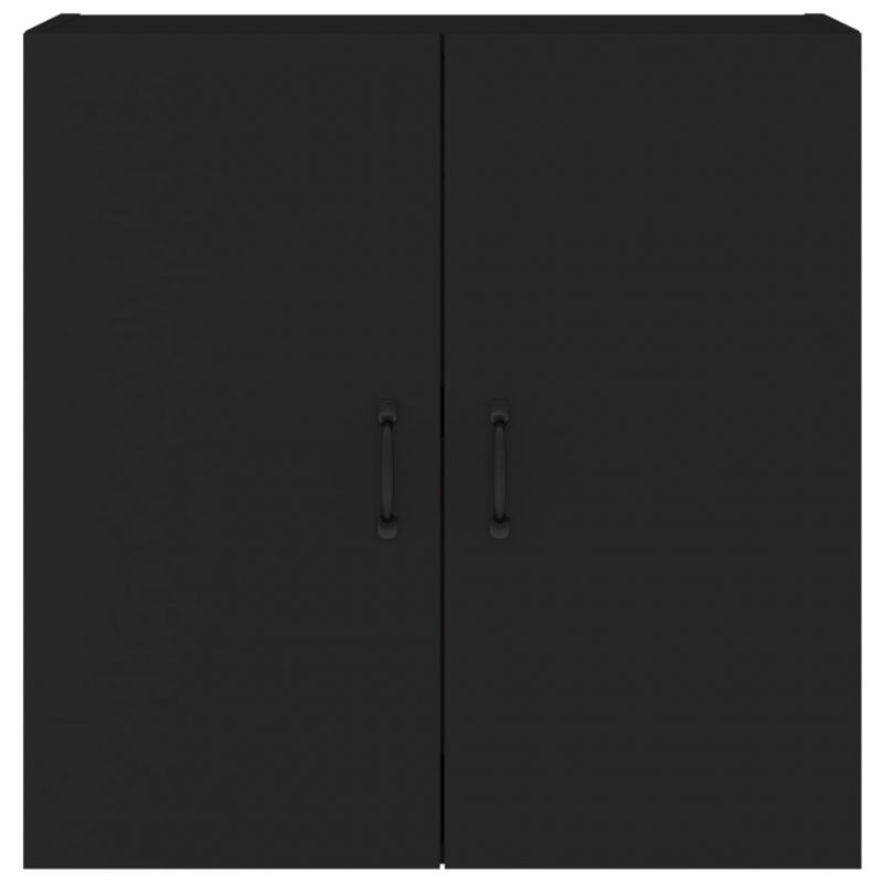 Wandschrank Schwarz 60x31x60 cm Holzwerkstoff