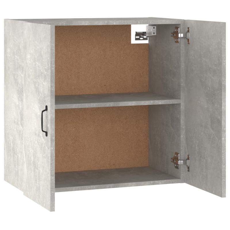 Wandschrank Betongrau 60x31x60 cm Holzwerkstoff