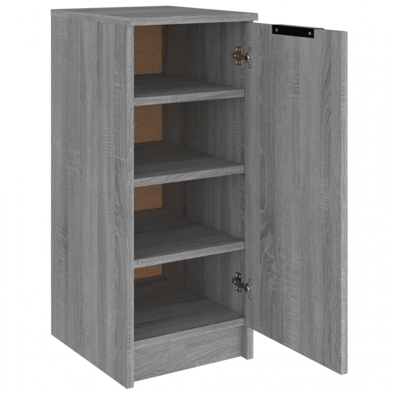 Schuhschrank Grau Sonoma 30x35x70 cm Holzwerkstoff