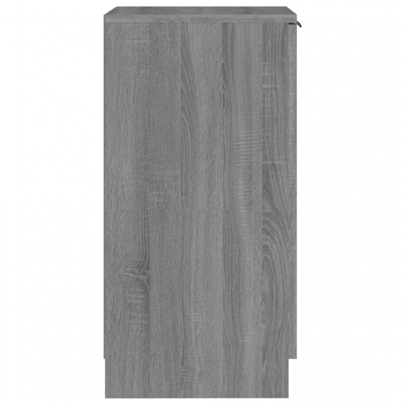 Schuhschrank Grau Sonoma 30x35x70 cm Holzwerkstoff