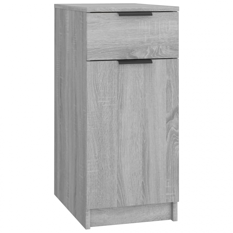 Schreibtischschrank Grau Sonoma 33,5x50x75 cm Holzwerkstoff