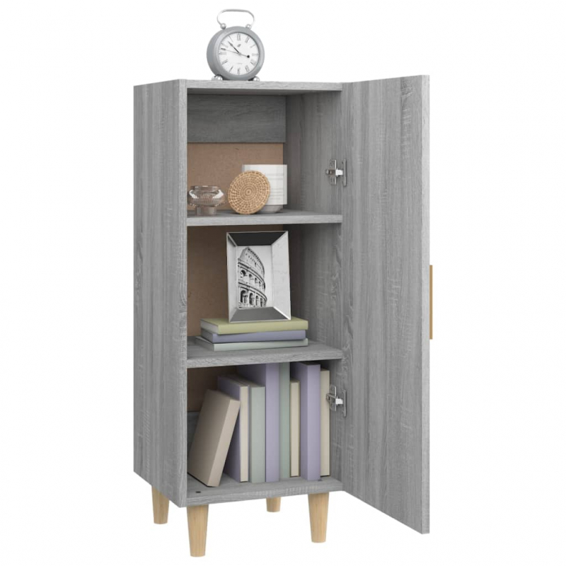 Sideboard Grau Sonoma 34,5x34x90 cm Holzwerkstoff