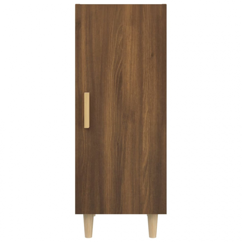 Sideboard Braun Eichen-Optik 34,5x34x90 cm Holzwerkstoff
