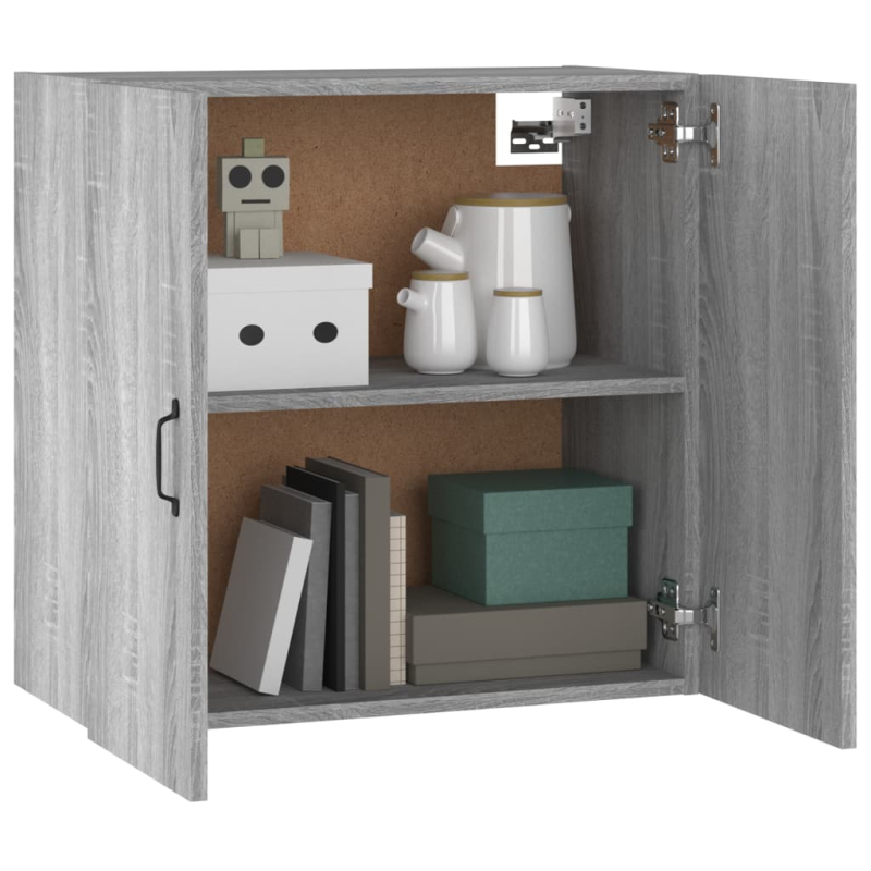 Wandschrank Grau Sonoma 60x31x60 cm Holzwerkstoff