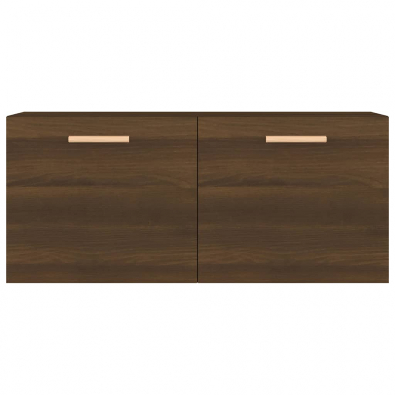 Wandschrank Braun Eichen-Optik 80x35x36,5cm Holzwerkstoff