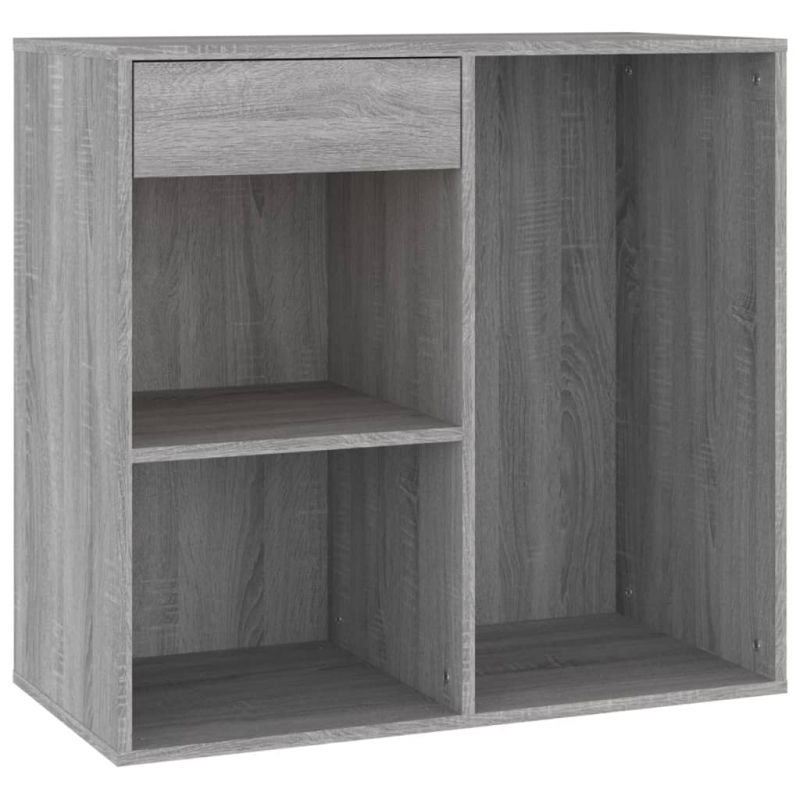 Kosmetikschrank Grau Sonoma 80x40x75 cm Holzwerkstoff