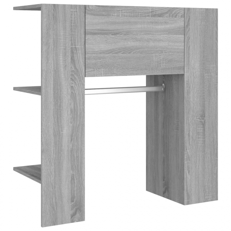 Flurschrank Grau Sonoma 97,5x37x99 cm Holzwerkstoff