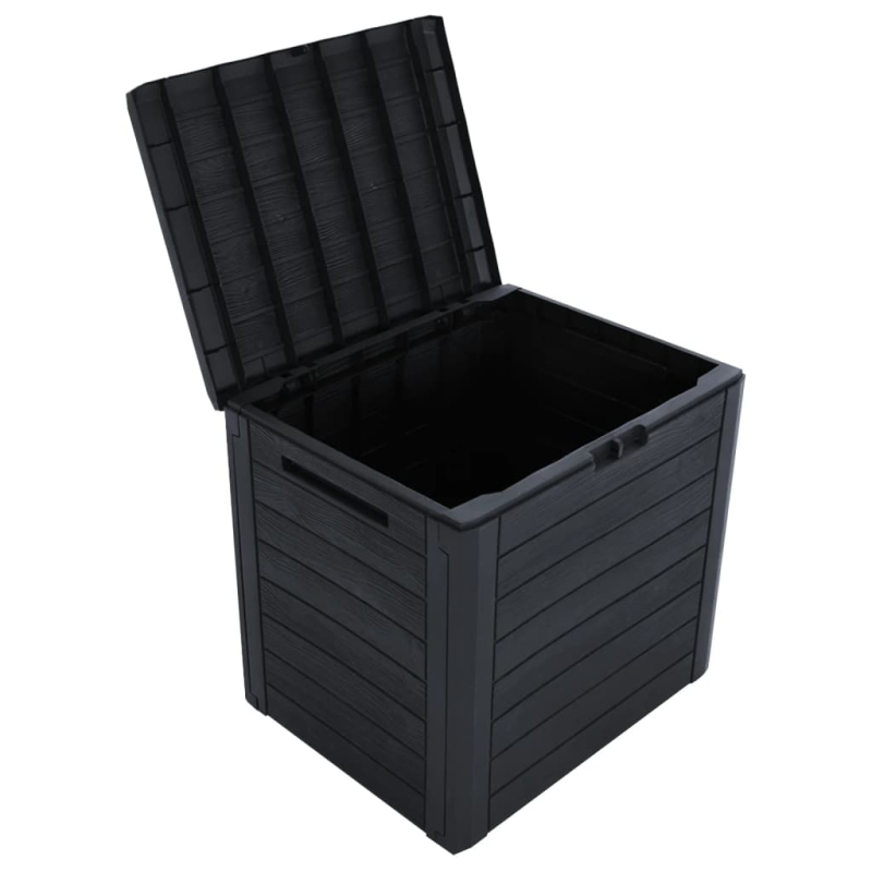 Gartentruhe Anthrazit 58,5x46x55 cm Polypropylen
