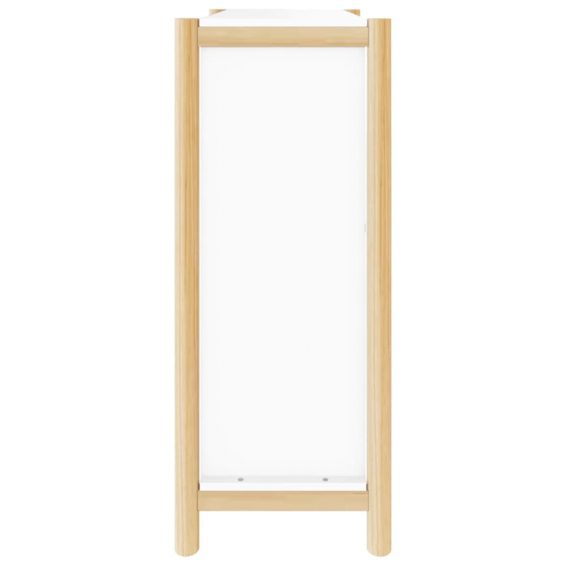 Schuhschrank Weiß 57,5x33x80 cm Holzwerkstoff