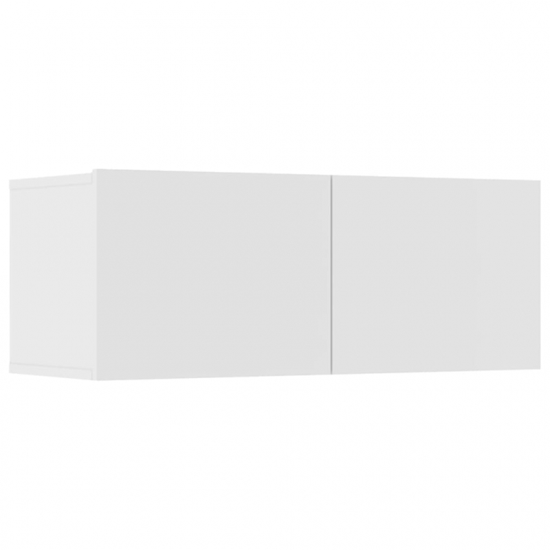 6-tlg. TV-Schrank-Set Weiß Holzwerkstoff