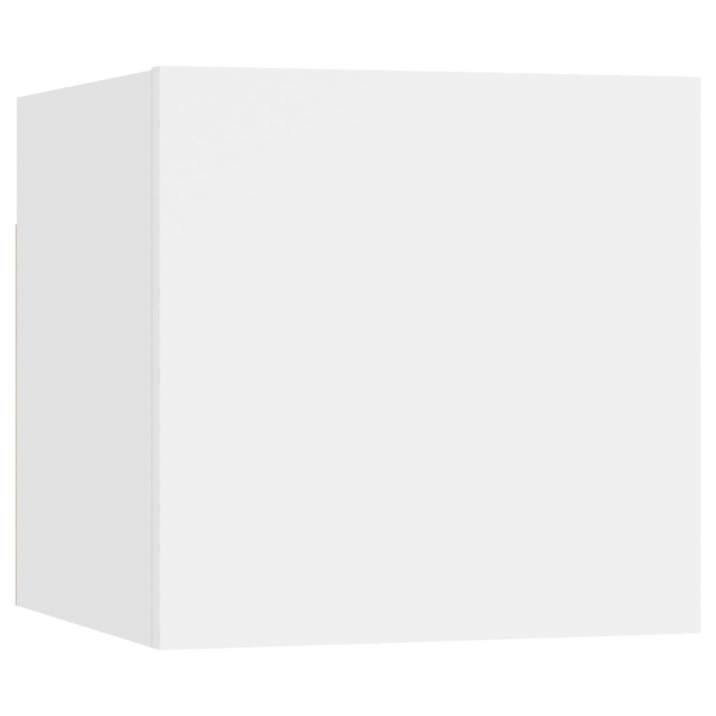 8-tlg. TV-Schrank-Set Weiß Holzwerkstoff