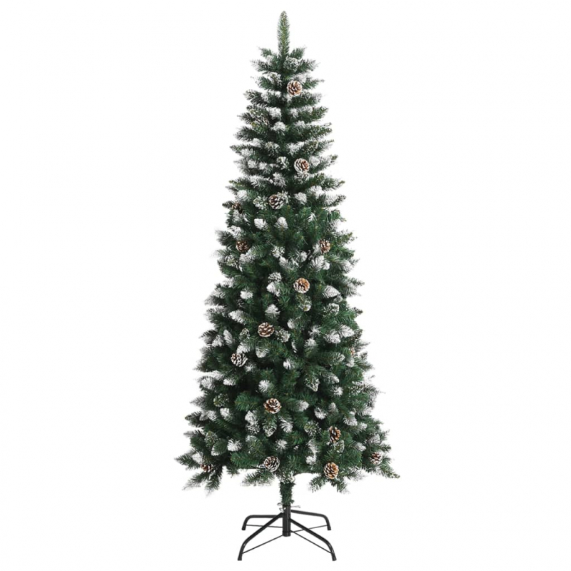 Künstlicher Weihnachtsbaum mit Ständer Grün 180 cm PVC