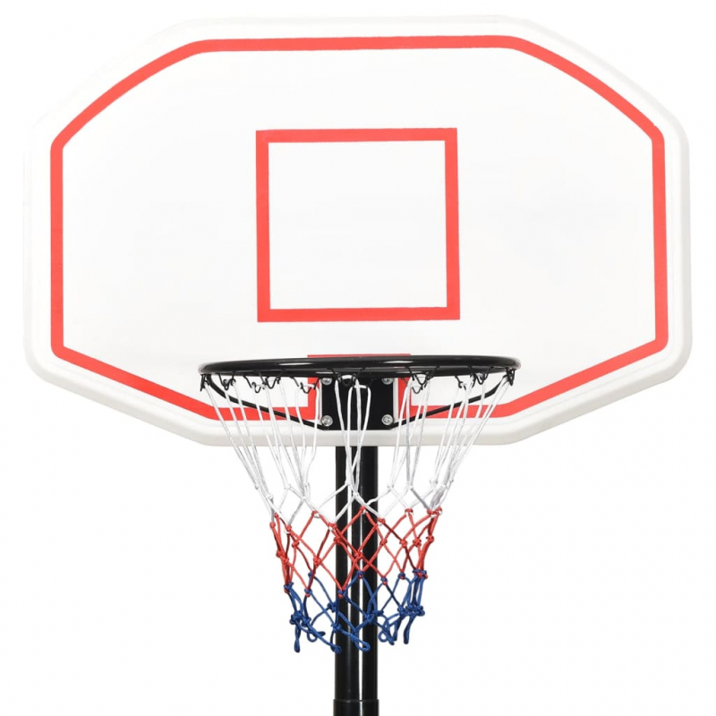 Basketballständer Weiß 258-363 cm Polyethylen