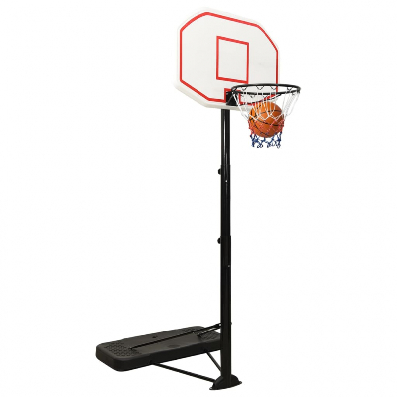 Basketballständer Weiß 258-363 cm Polyethylen