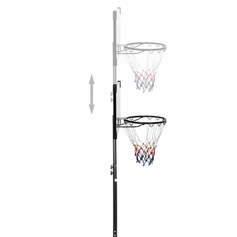 Basketballständer Transparent 216-250 cm Polycarbonat