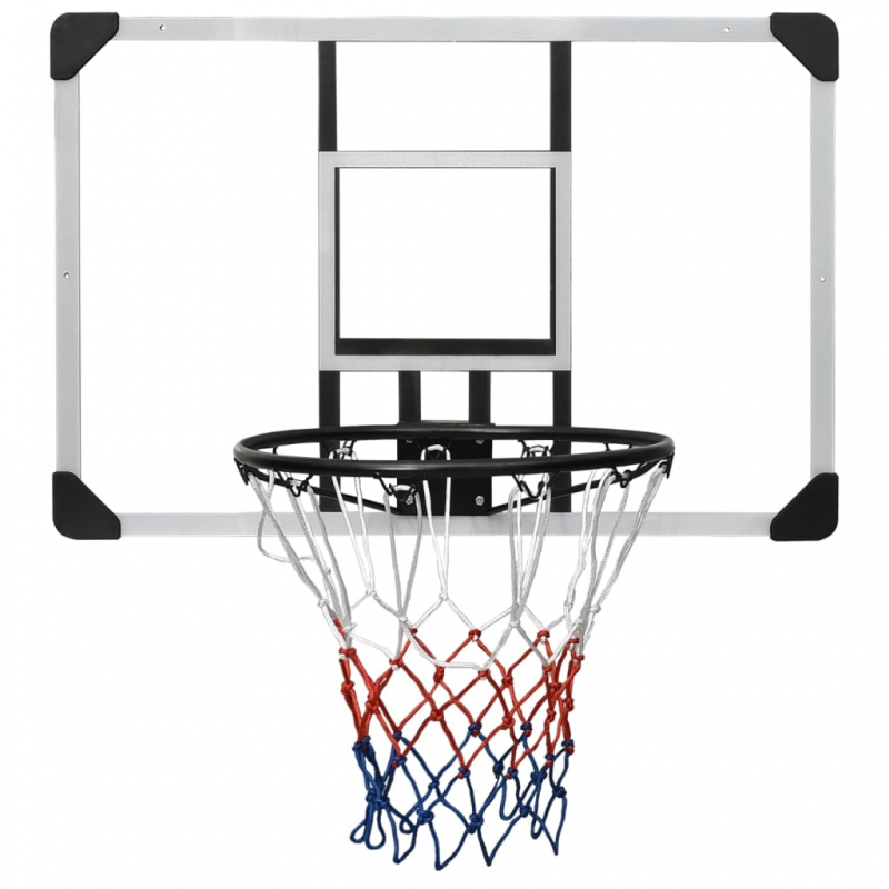 Basketballkorb Transparent 90x60x2,5 cm Polycarbonat