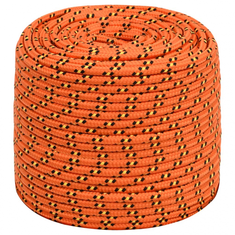 Bootsseil Orange 10 mm 500 m Polypropylen