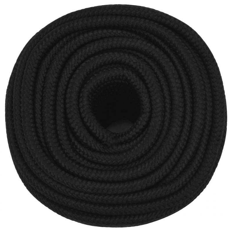 Arbeitsseil Schwarz 14 mm 25 m Polyester