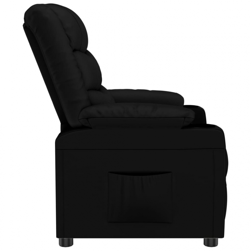 Relaxsessel Schwarz Kunstleder