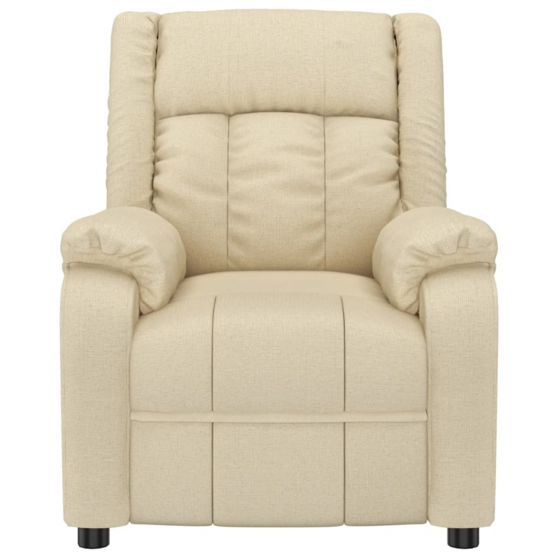Massagesessel Creme Stoff