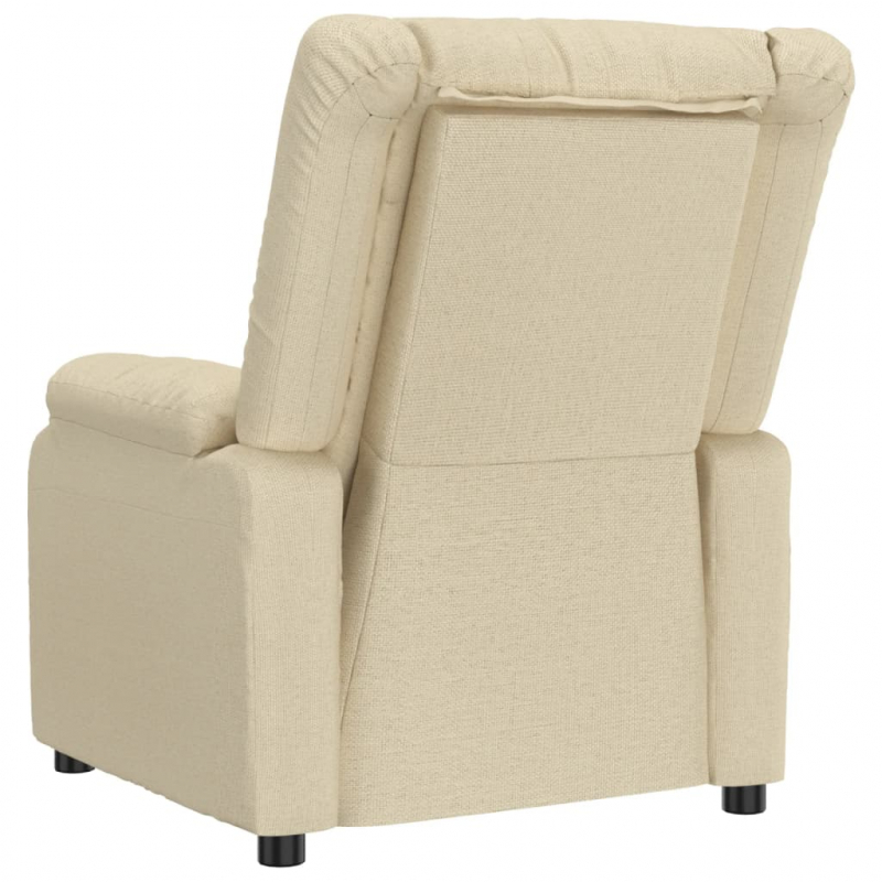 Massagesessel Creme Stoff