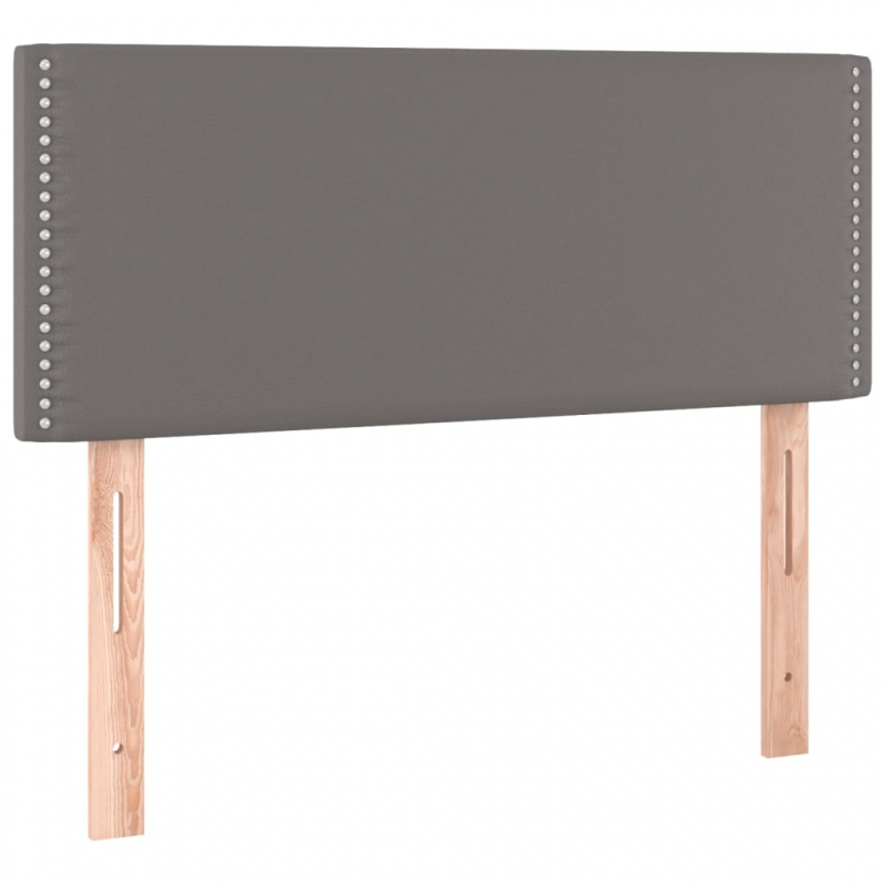 Kopfteil Grau 80x5x78/88 cm Kunstleder