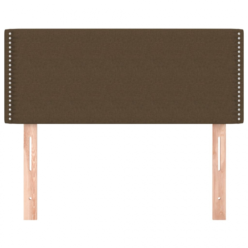 Kopfteil Dunkelbraun 90x5x78/88 cm Stoff