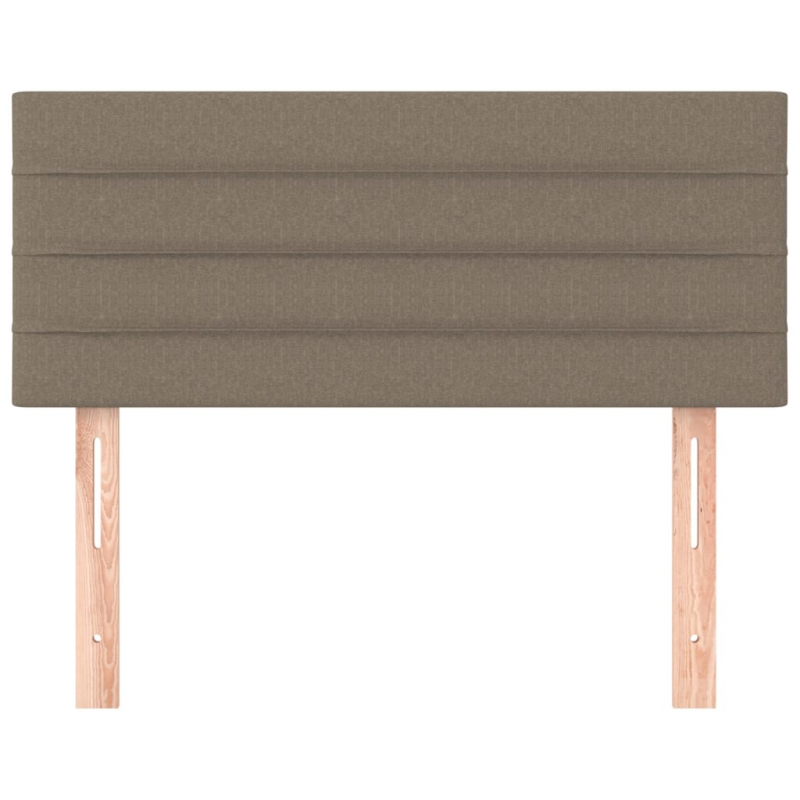 Kopfteil Taupe 100x5x78/88 cm Stoff