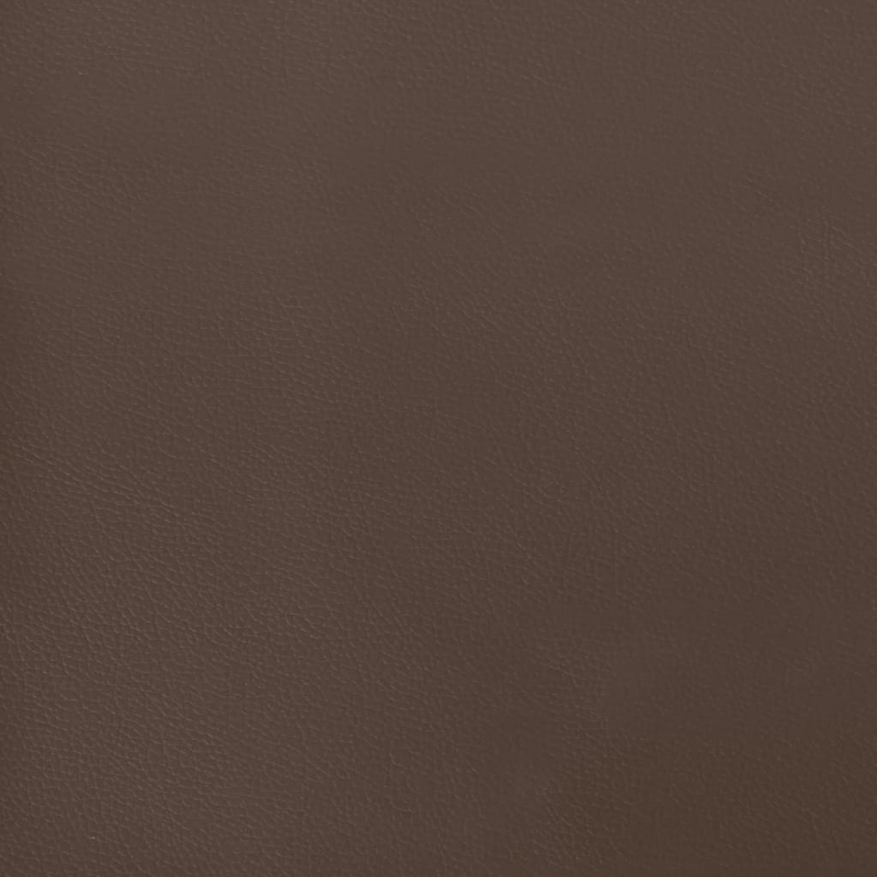 Taschenfederkernmatratze Braun 100x200x20 cm Kunstleder