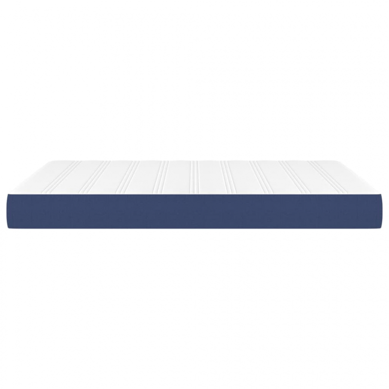 Taschenfederkernmatratze Blau 140x200x20 cm Stoff
