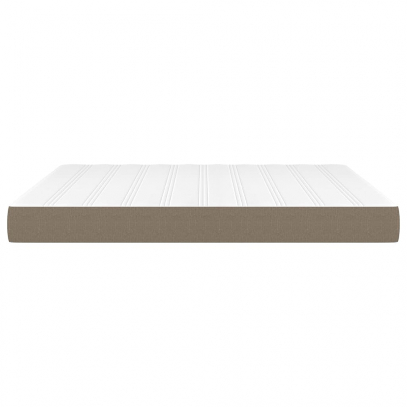 Taschenfederkernmatratze Taupe 180x200x20 cm Stoff