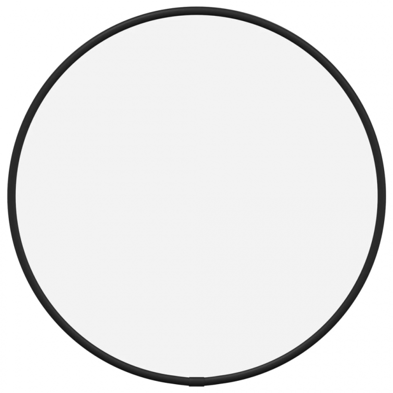 Wandspiegel Schwarz Ø 30 cm Rund