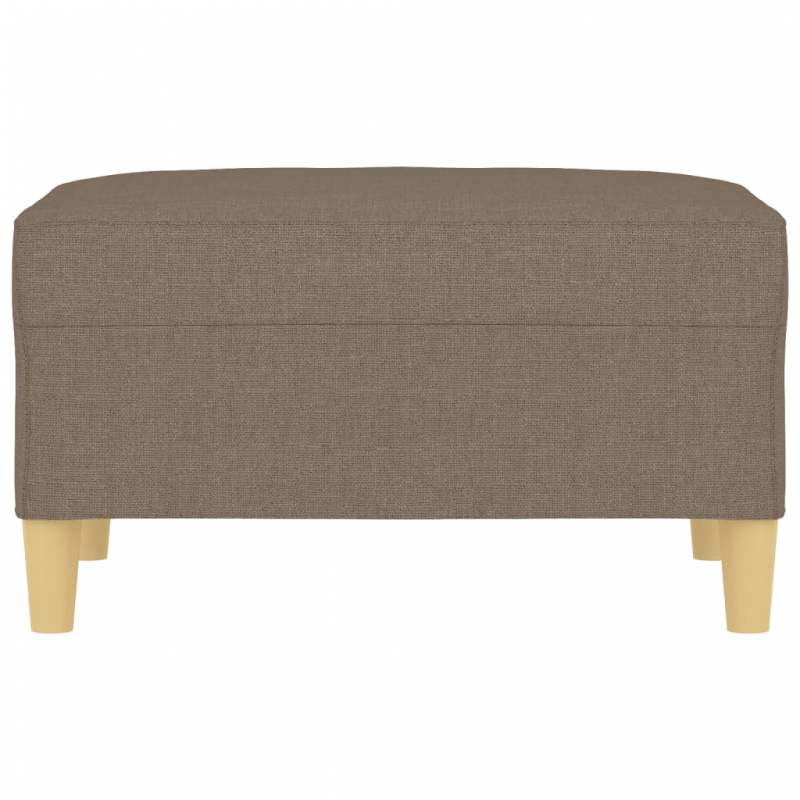 Fußhocker Taupe 70x55x41 cm Stoff