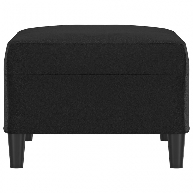Fußhocker Schwarz 70x55x41 cm Kunstleder