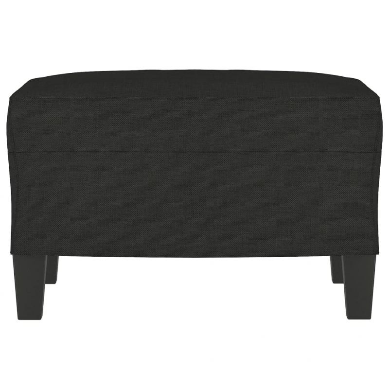 Fußhocker Schwarz 60x50x41 cm Stoff